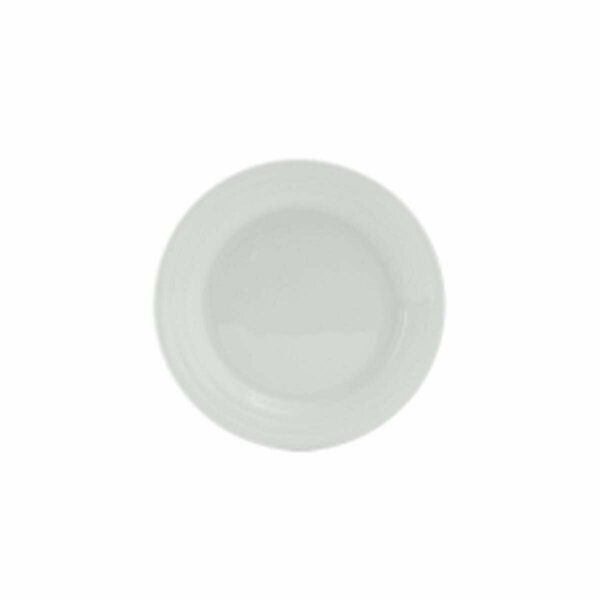 Tuxton China Vitrified China Plate Porcelain White - 10.5 in. - 1 Dozen FPA-104